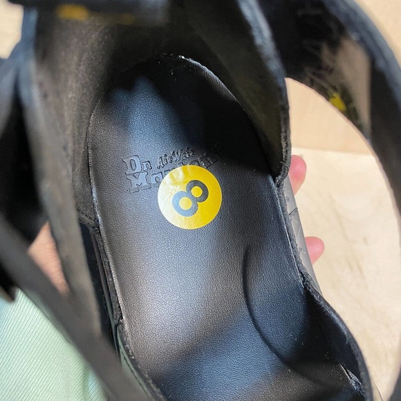 Dr Martens Sandals Womens Clarissa II Black Leather Punk Strappy Ankle Strap - Picture 6 of 9